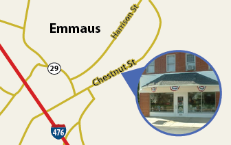 Royal Furniture Of Emmaus Location on Map